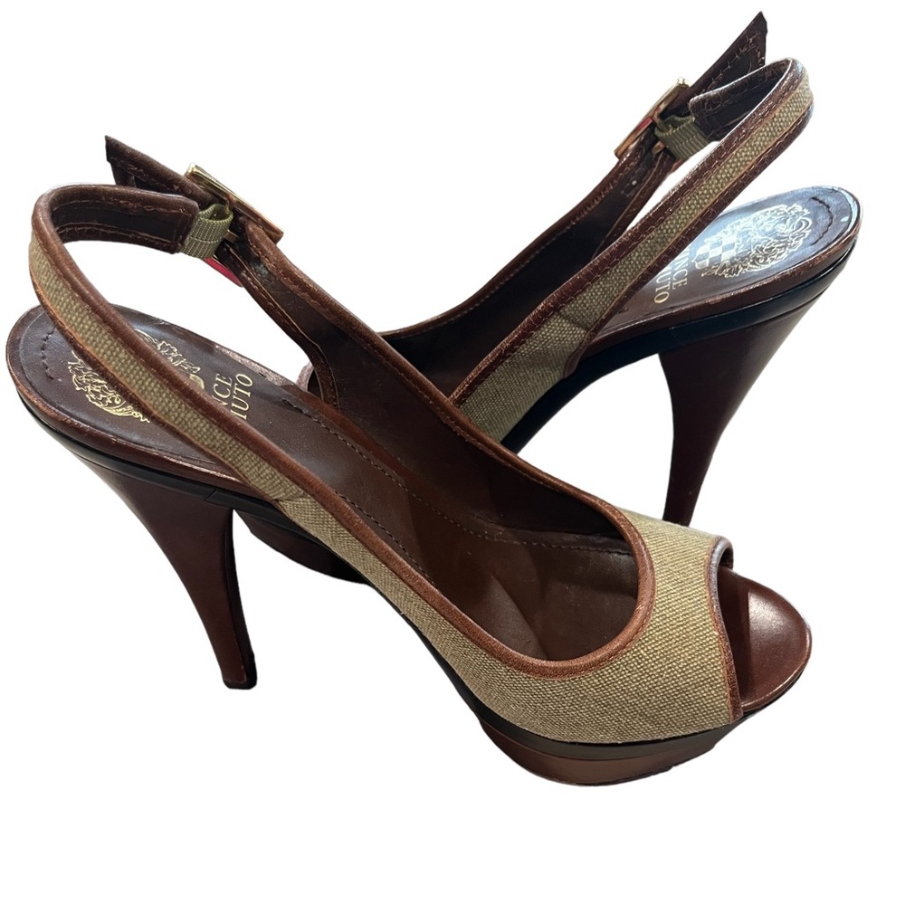 VINCE CAMUTO “STEM” Platform Sandals, size 8B (38)